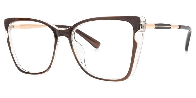 Shinault Cateye Brown Glasses