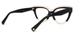 Cascata Cateye Black Glasses ( Brushed-Finish)3