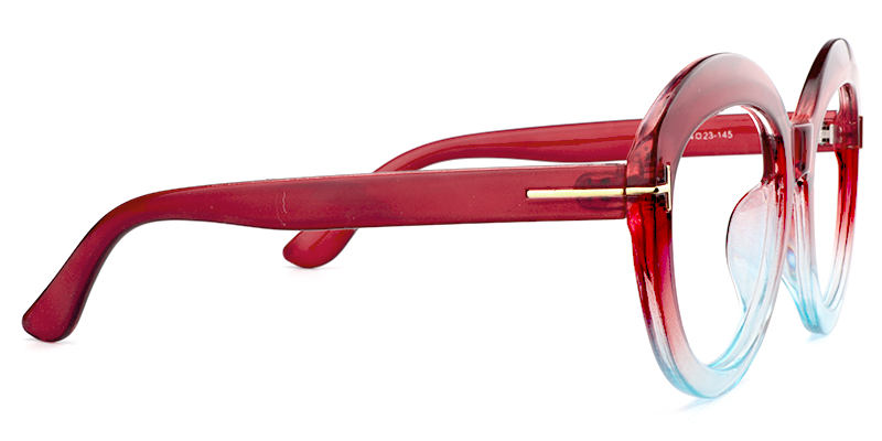 Cateye Red Glasses | Zeelool Eyeglasses Online4