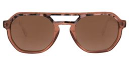 Aherne Aviator Brown Sunglasses0