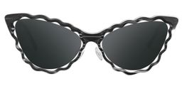 Xalvadora Cat eye Gray Sunglasses0