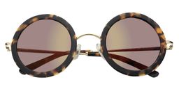 Suzanne Round Tortoise Sunglasses1
