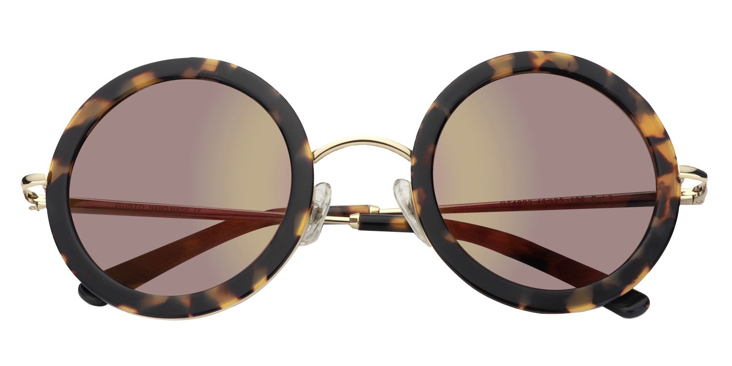 Round Tortoise Sunglasses | Zeelool Sunglasses1