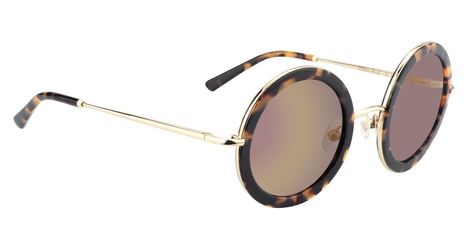 Round Tortoise Sunglasses | Zeelool Sunglasses4