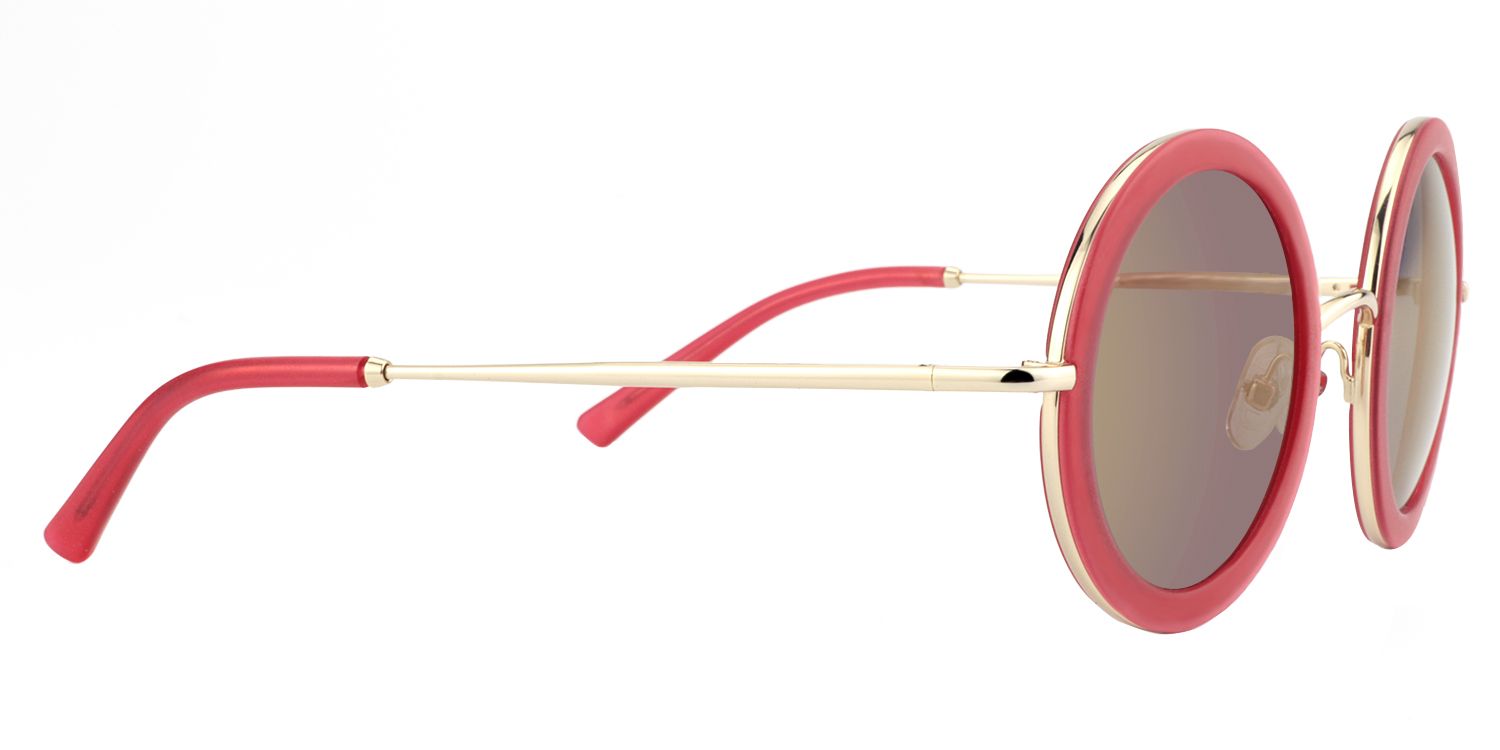Round Red Sunglasses | Zeelool Sunglasses2