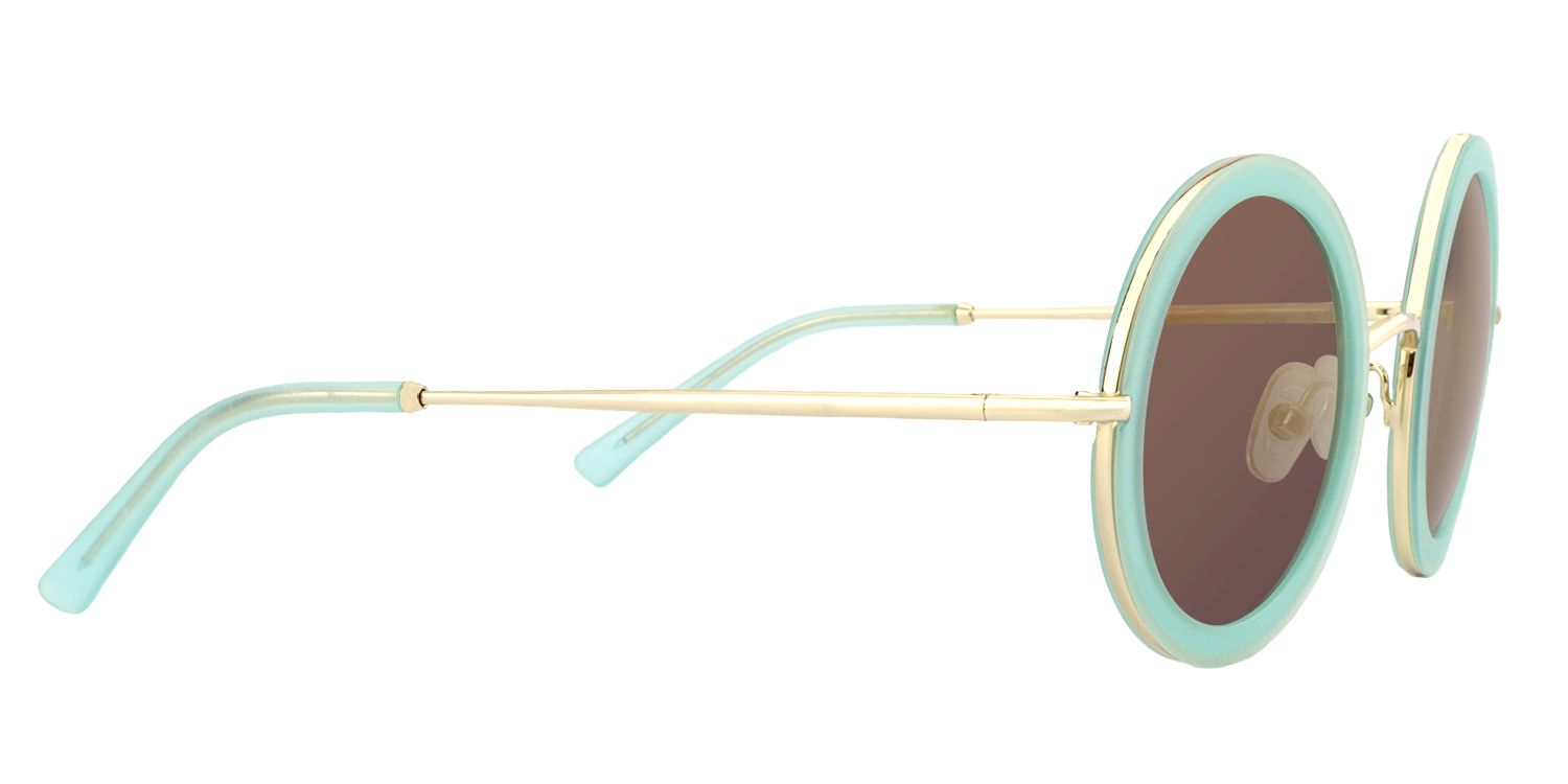 Round Green Sunglasses | Zeelool Sunglasses2