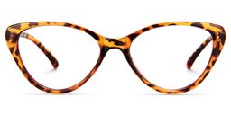 Michaela Cat Eye Tortoise Glasses0