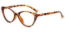 Michaela Cat Eye Tortoise Glasses2