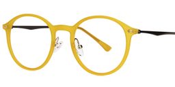 Dolores Round Gold Glasses3