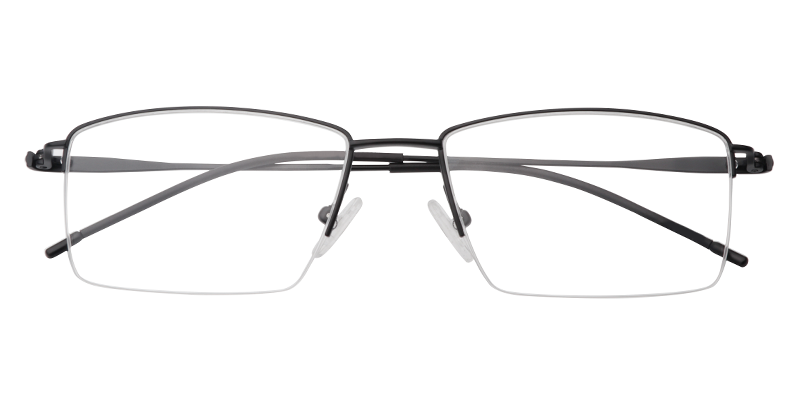 Rectangle Black Glasses | Zeelool Eyeglasses Online1