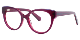 Reba Round Purple Glasses2