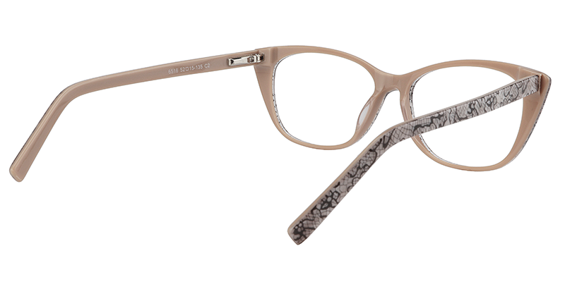 Cateye Beige Glasses5