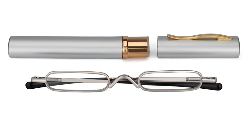 Oval Silver Reading Glasses | Zeelool Reading Glasses1