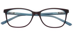 Dana Rectangle Brown Glasses 1