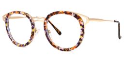 Nakesha Round Floral Glasses1