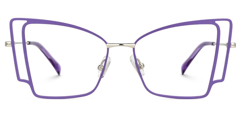 Tapacia Geometric Purple Glasses