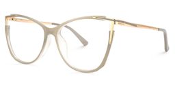 Yomary Cateye Gray Glasses1