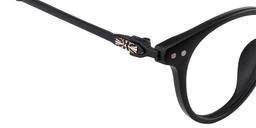 Benton Round Black Glasses5