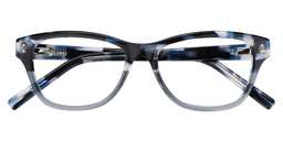 Tommy Rectangle Blue-Black Glasses1