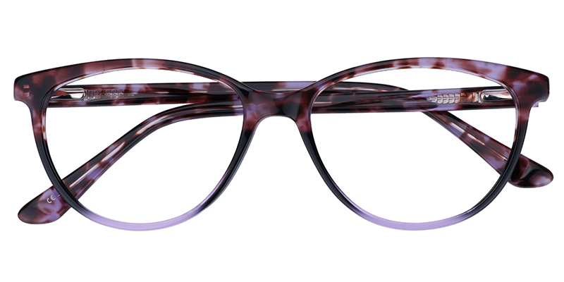 Oval Purple Glasses | Zeelool Eyewear1