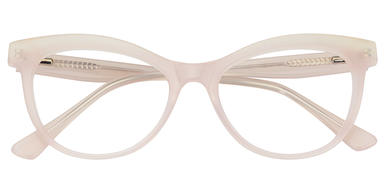 Cateye Pink Glasses | Zeelool Eyeglasses Online1