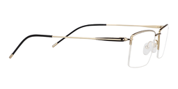 Baber Rectangle Gold Glasses4