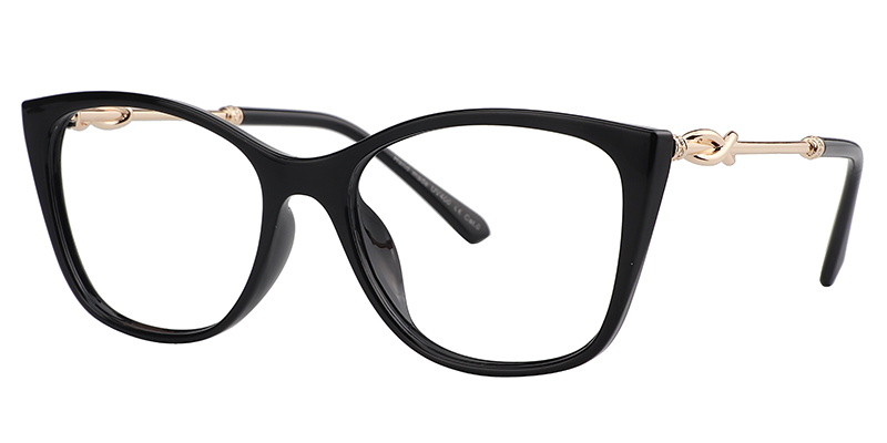 Cateye Black Glasses2