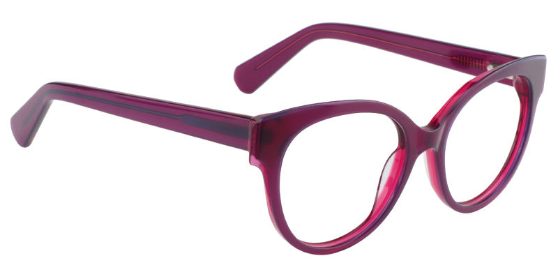 Round Purple Glasses | Zeelool Eyeglasses3
