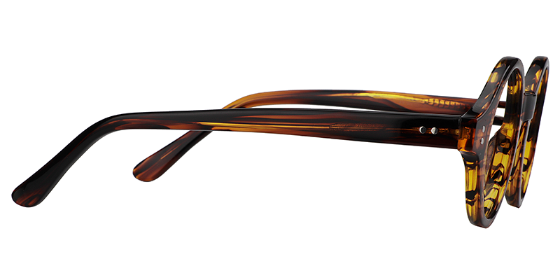 Giggs Round Eyeglasses with Tortoise Narrow Frame3