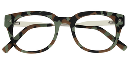 Anita Round Green Glasses1