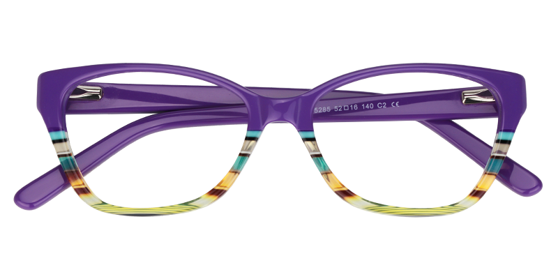 Rectangle Purple Glasses1