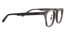 Orville Rectangle Gray Glasses 4