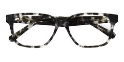 Dawson Rectangle Black Glasses 1
