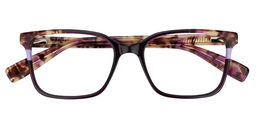 Joanna Rectangle Purple Glasses1