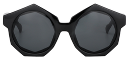 Elliot Geometric Black Sunglasses0