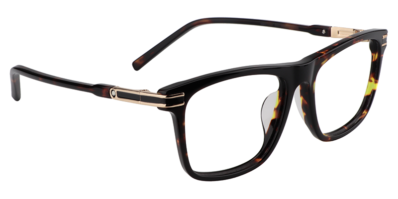 Rectangle Tortoise Glasses | Zeelool Eyeglass Frames Online3