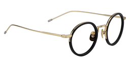 Calvert Round Black-Gold Glasses3