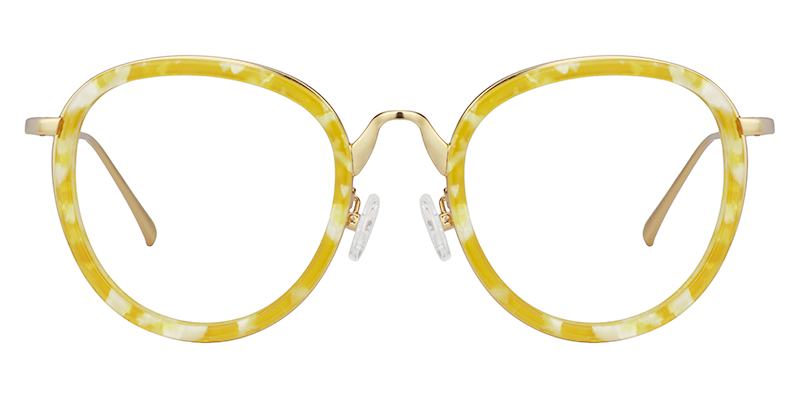 Round Yollow Glasses | Zeelool Eyeglasses0