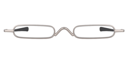 Karol Oval Silver Reading Glasses0