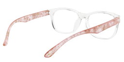 Heidi Rectangle Clear Glasses5
