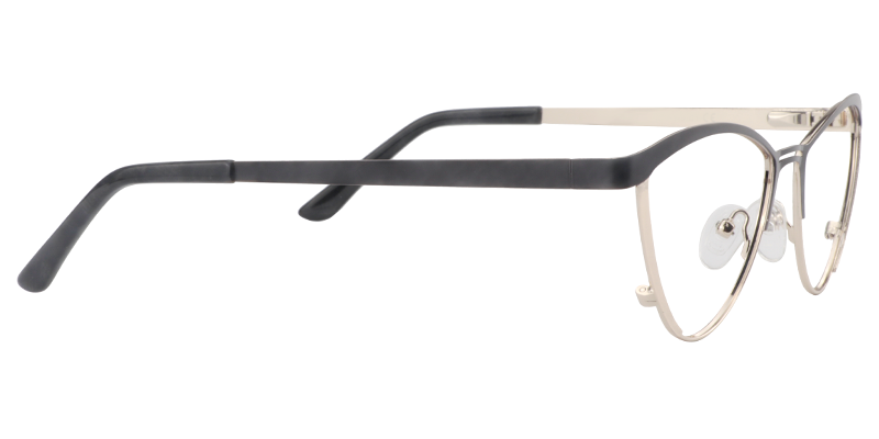 Browline Black Glasses | Zeelool Eyeglasses4