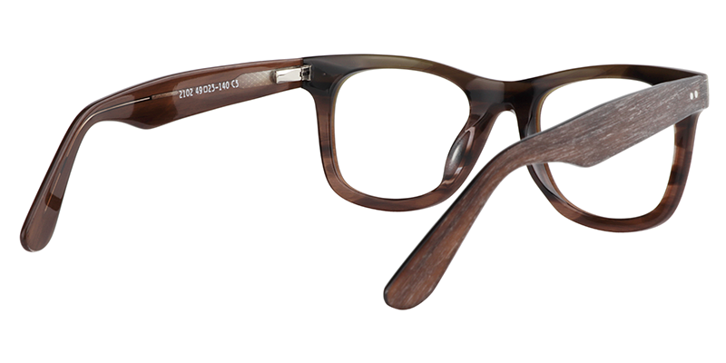 Rectangle Brown Glasses5