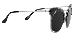 Nannie Cateye Black-White Sunglasses4