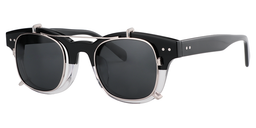 Padgett Clip-On Black-Clear Glasses3