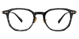 Bagshaw Round Black Glasses0