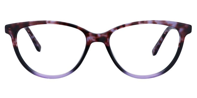 Oval Purple Glasses | Zeelool Eyewear0