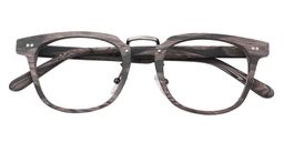 Orville Rectangle Gray Glasses 1