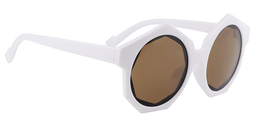 Elliot Geometric White Sunglasses3