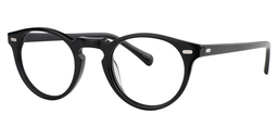 Vicente Round Black Glasses2