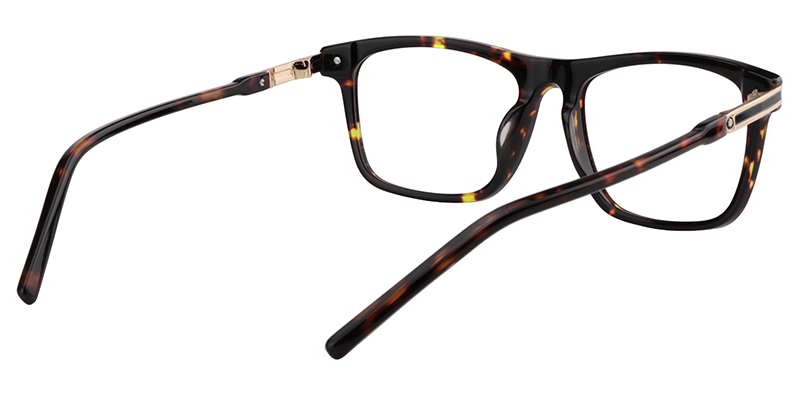 Rectangle Tortoise Glasses | Zeelool Eyeglass Frames Online5